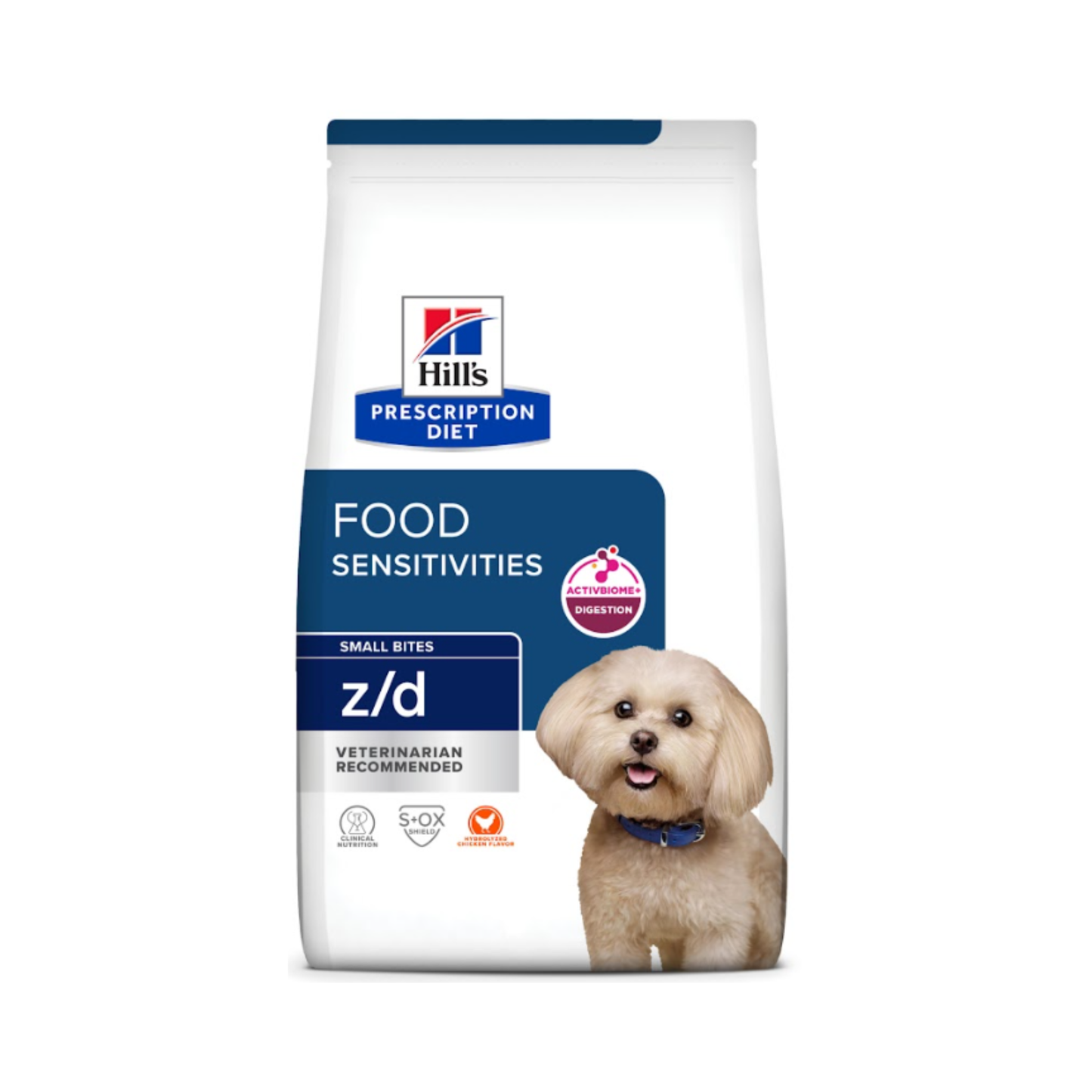 Hill's Prescription Diet z/d Small Bites, Sensibilidades Alimentarias, para Perro, 3.2 Kg